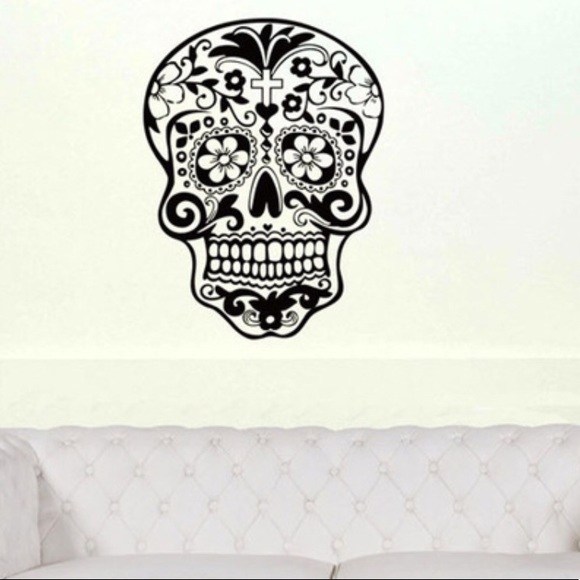 Transparent Skull Wall Sticker - Picture 4 of 4